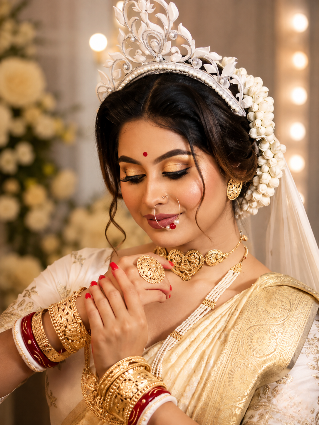 Soft bridal makeup by Nandita's Makeover