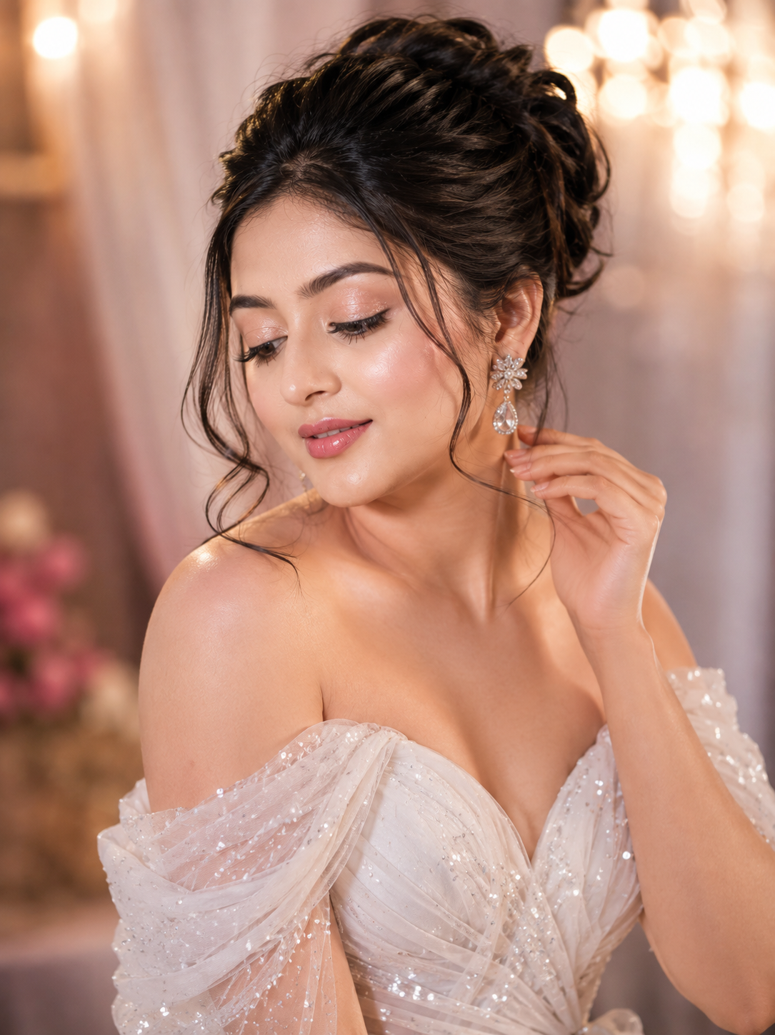 Dreamy Cindrella makeup look by Nandita's Makeover